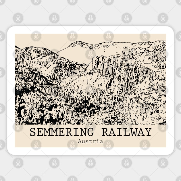 Semmering Railway  - Austria Sticker by Lakeric